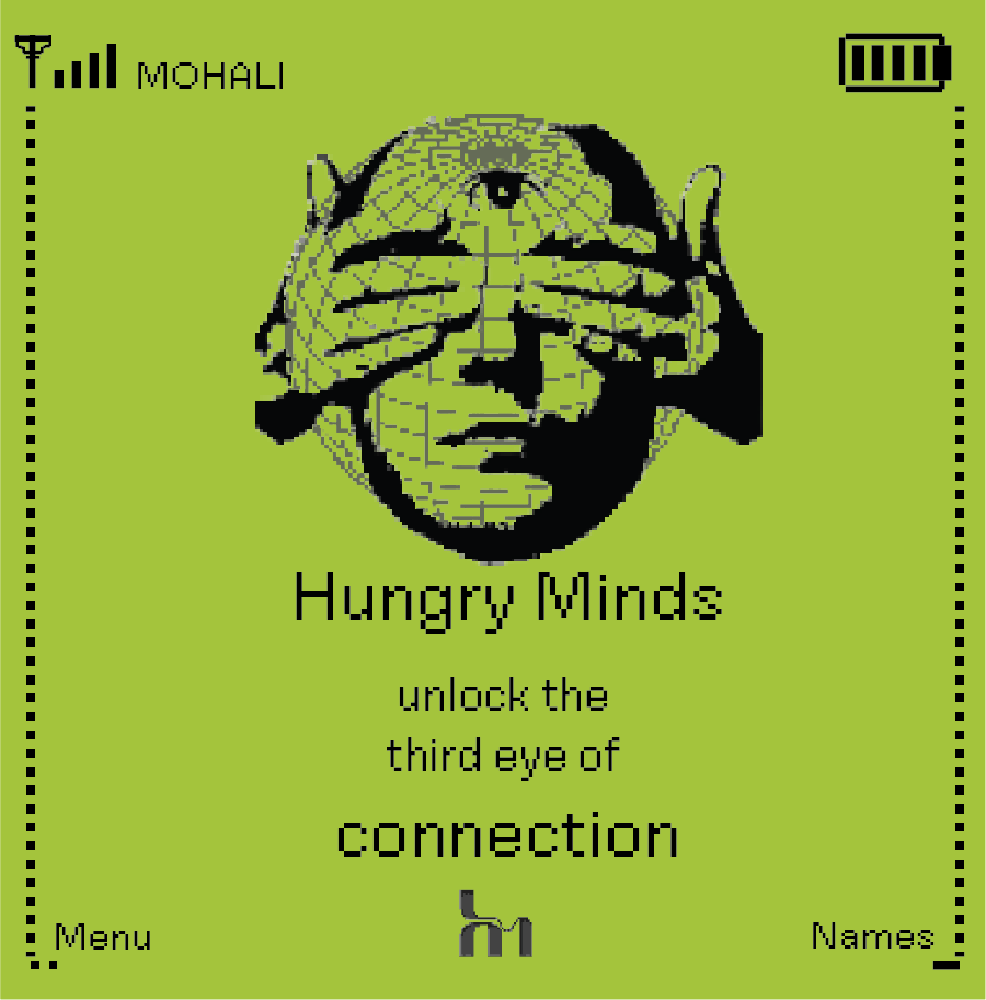 Pixel artwork of a third eye opening
