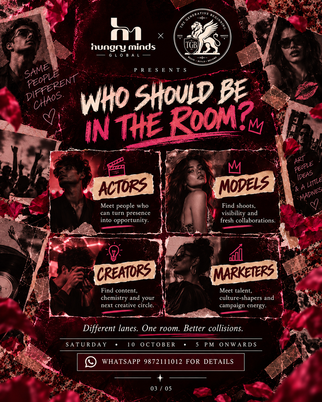 Viral Vault invitation for actors, models, creators and marketers